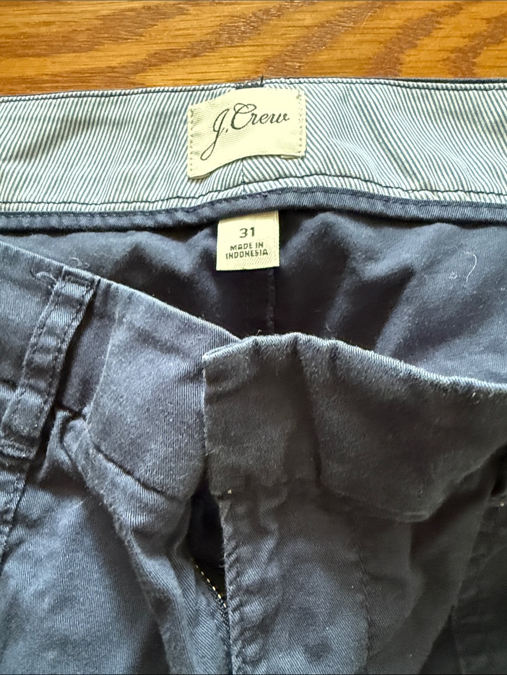 J. Crew Men's Navy Chino Pants